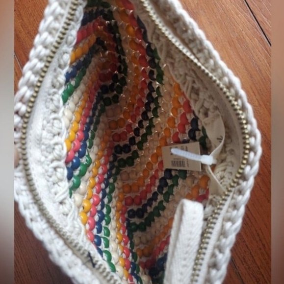 NWT Madewell Colorful Beaded Clutch - Picture 2 of 6